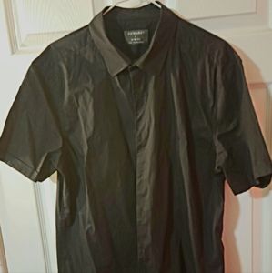 Black slim fit T shirt